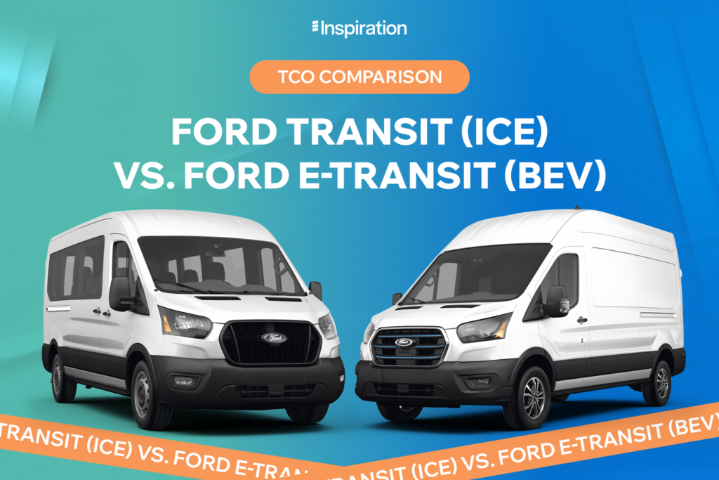 TCO Comparison: Ford Transit (ICE) vs. Ford E-Transit (BEV)