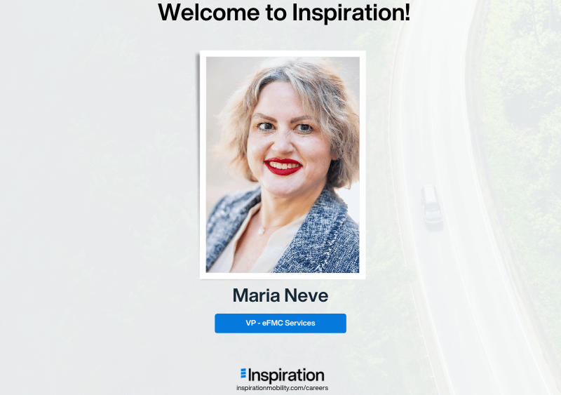 Inspiration Mobility Names Maria Neve as VP, eFMC Services